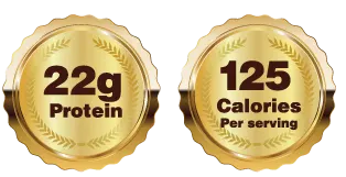 method-one-usp-badges 22g protein 125 calories perserving